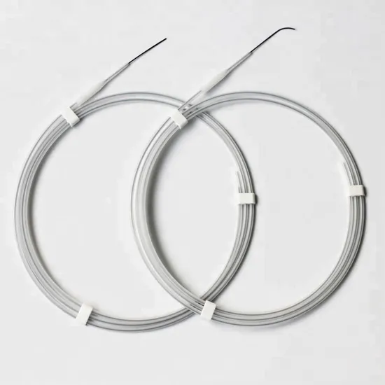 Medical Hydrophilic PTFE Coated Nitinol J Tip Catheter Guide Wire